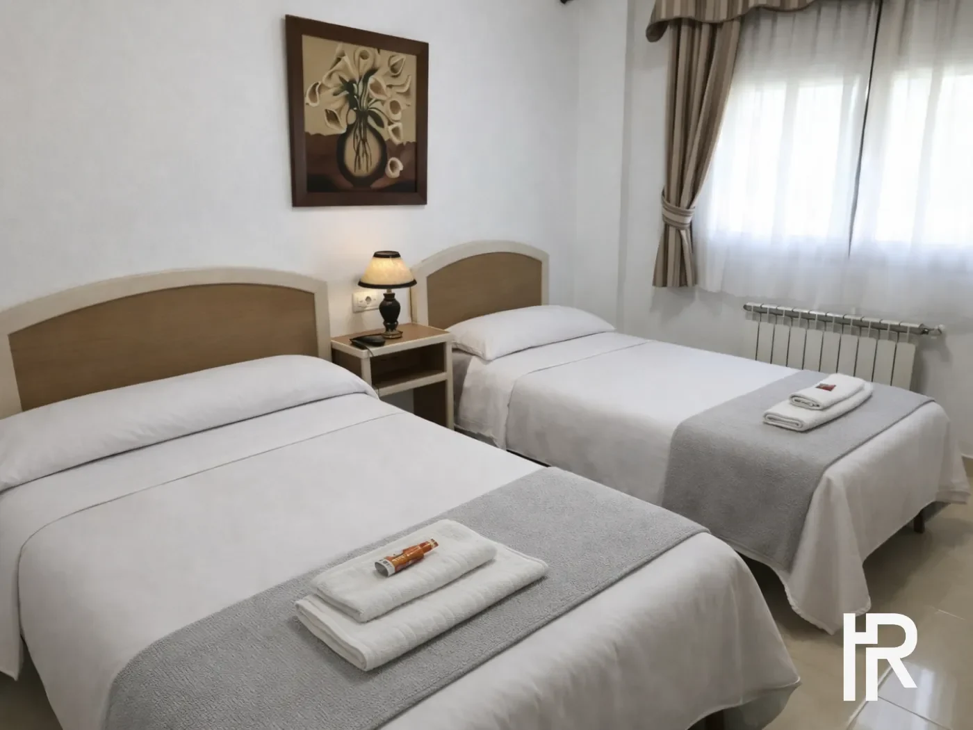 Habitación doble luminosa en Limpias Cantabria